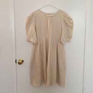 Boutique Gauze Dress in Sweet Cream